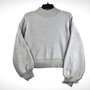 Debut Light Mint Knit Sweater Women's Size Large!